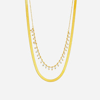 Marizanne | Luxusní Hadí Náhrdelník a Perlový Šperkový Set ve 18K Zlatu